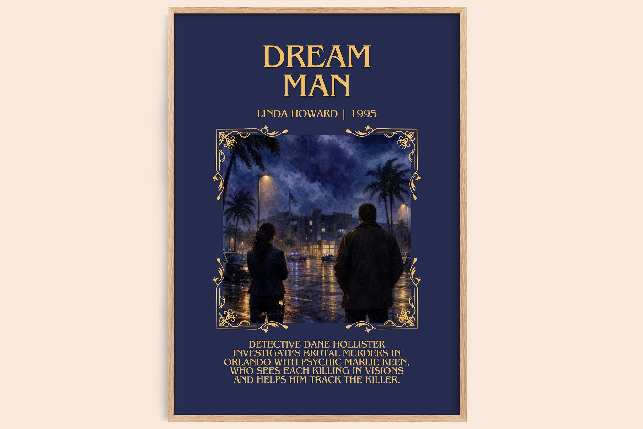 Dream Man Minimalist Book Poster by Linda Howard