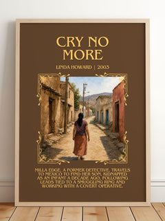 Cry No More Minimalist Book Poster by Linda Howard – image 2