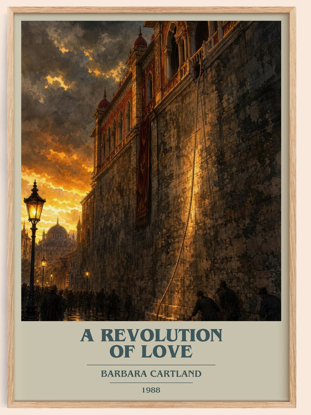 A Revolution Of Love Book Cover Poster by Barbara Cartland