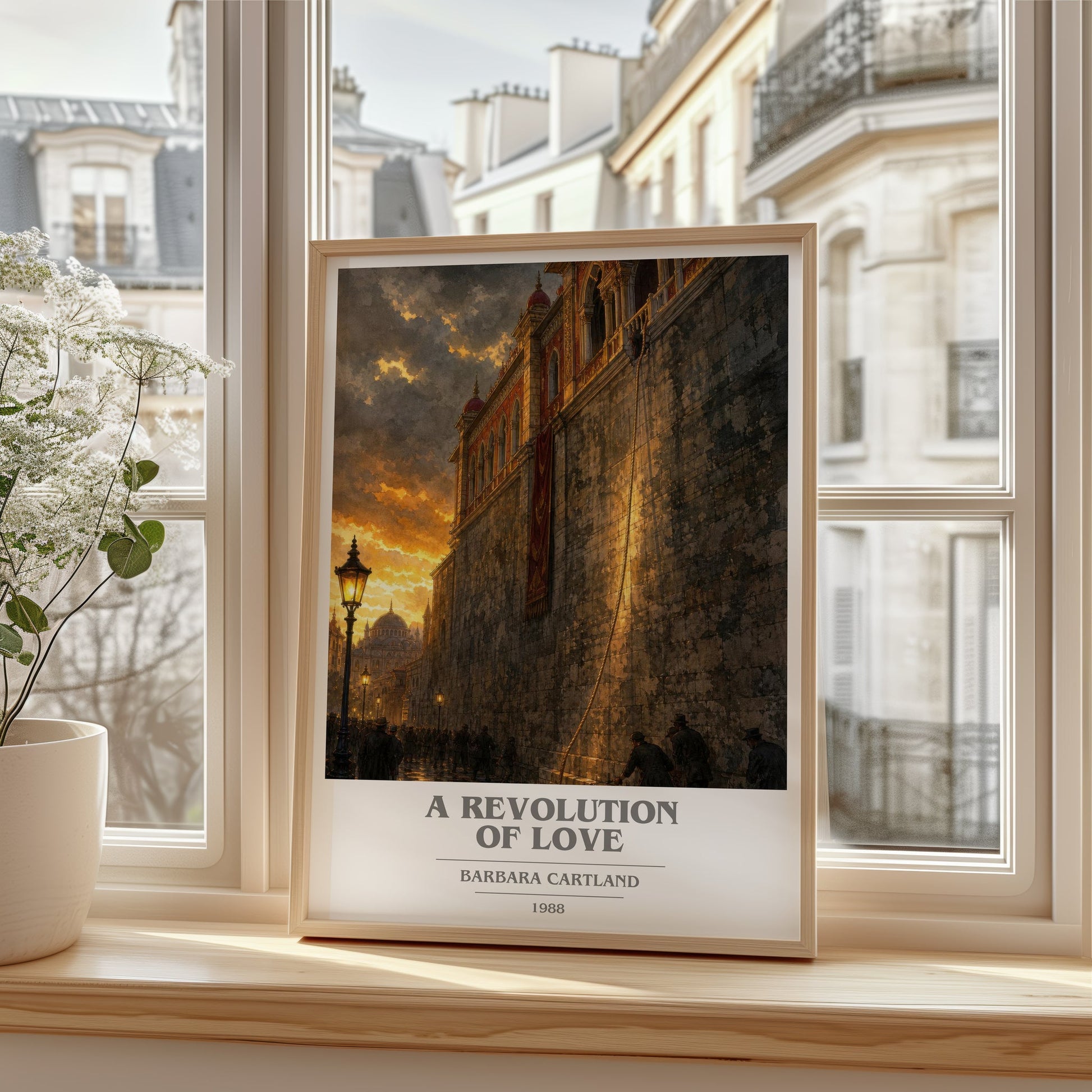 A Revolution Of Love book cover poster colour and style options – Barbara Cartland book art