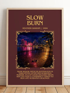 Slow Burn Minimalist Book Poster by Heather Graham – image 2