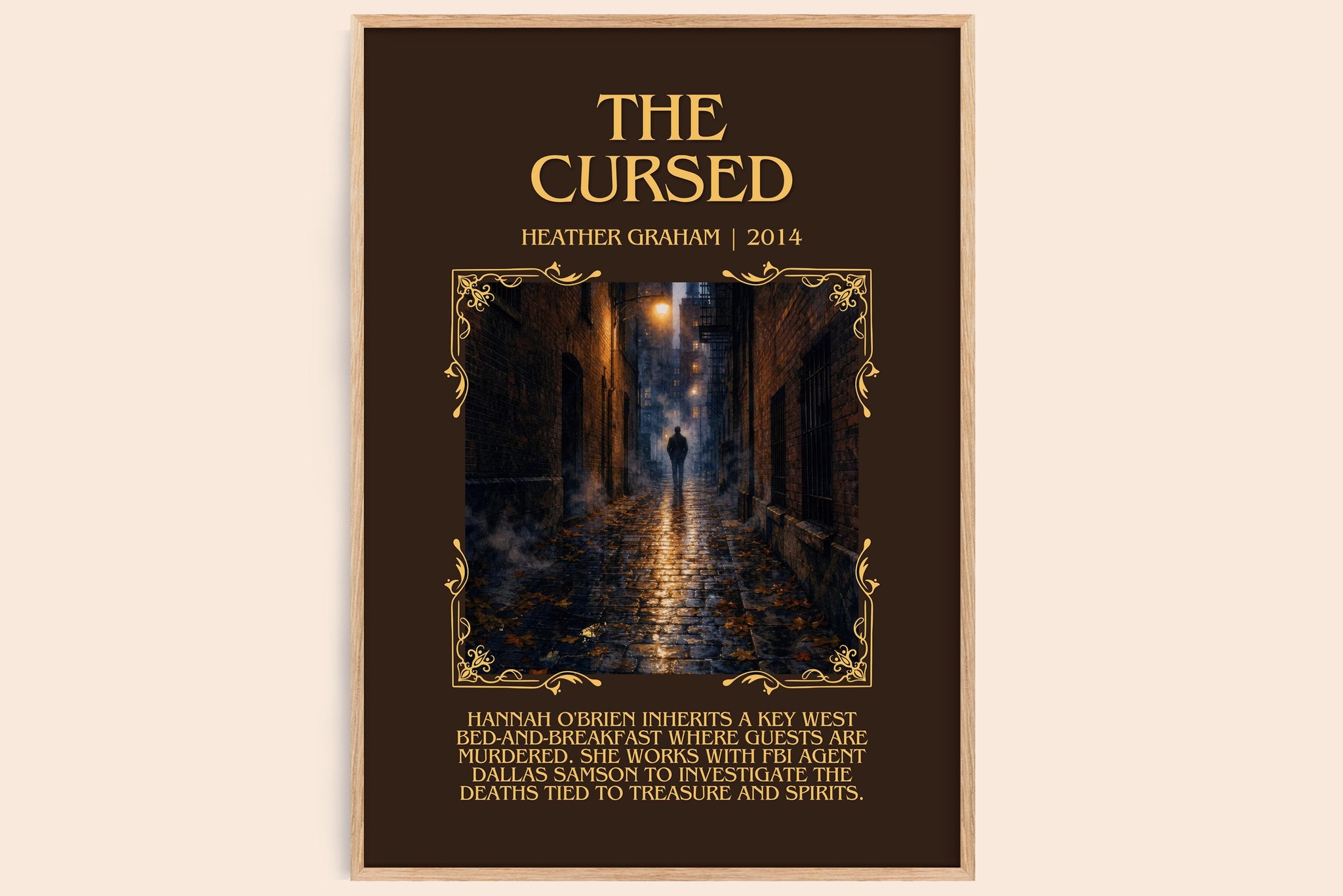 The Cursed Minimalist Book Poster by Heather Graham