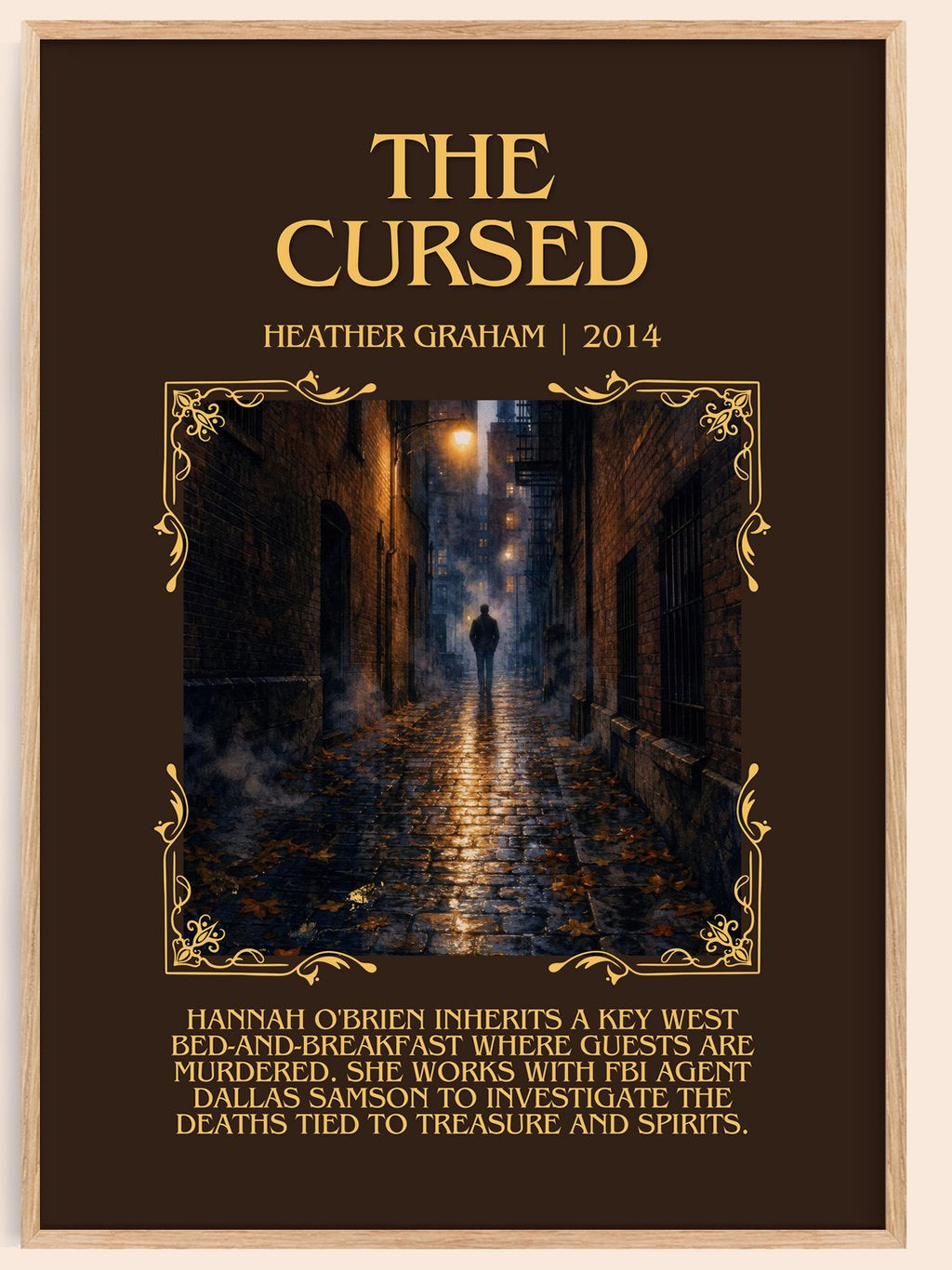 The Cursed Minimalist Book Poster by Heather Graham – book poster