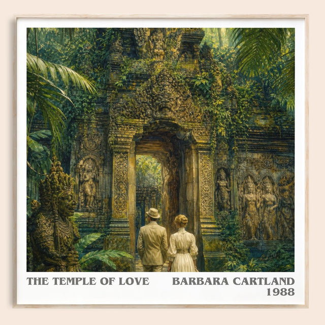 The Temple Of Love Literary Art Print by Barbara Cartland