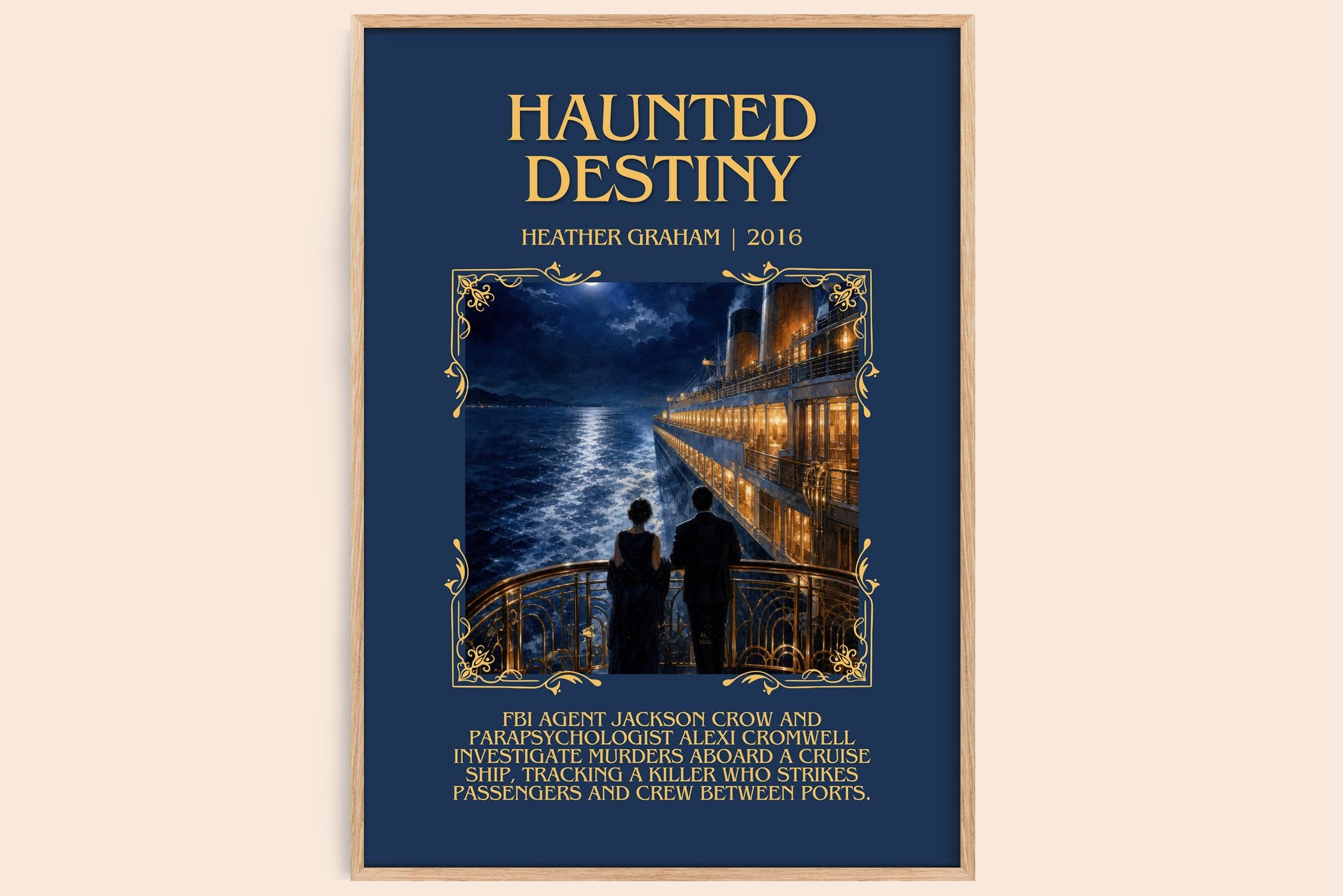 Haunted Destiny Minimalist Book Poster by Heather Graham