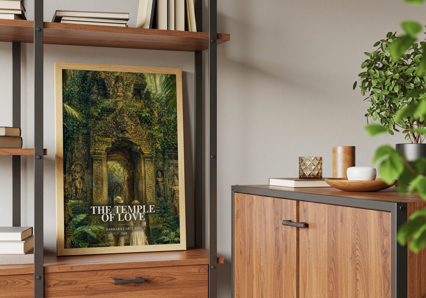 The Temple Of Love book watercolour illustration paper finish options – matte satin gloss