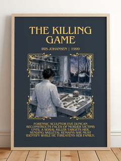 The Killing Game Minimalist Book Poster by Iris Johansen – image 2