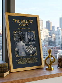 The Killing Game Minimalist Book Poster by Iris Johansen – image 3