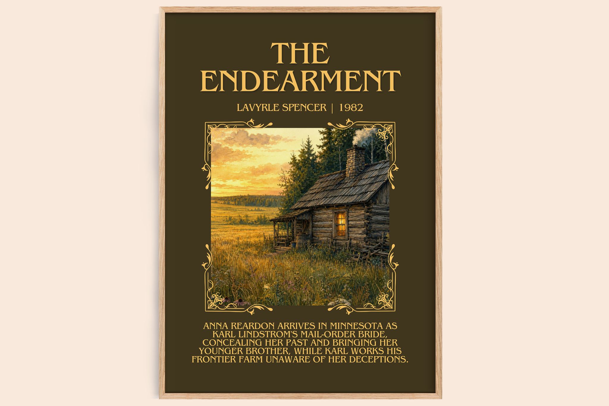 The Endearment Minimalist Book Poster by LaVyrle Spencer