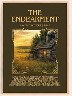 The Endearment Minimalist Book Poster by LaVyrle Spencer – book poster