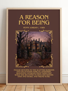 A Reason for Being Minimalist Book Poster by Penny Jordan – image 2
