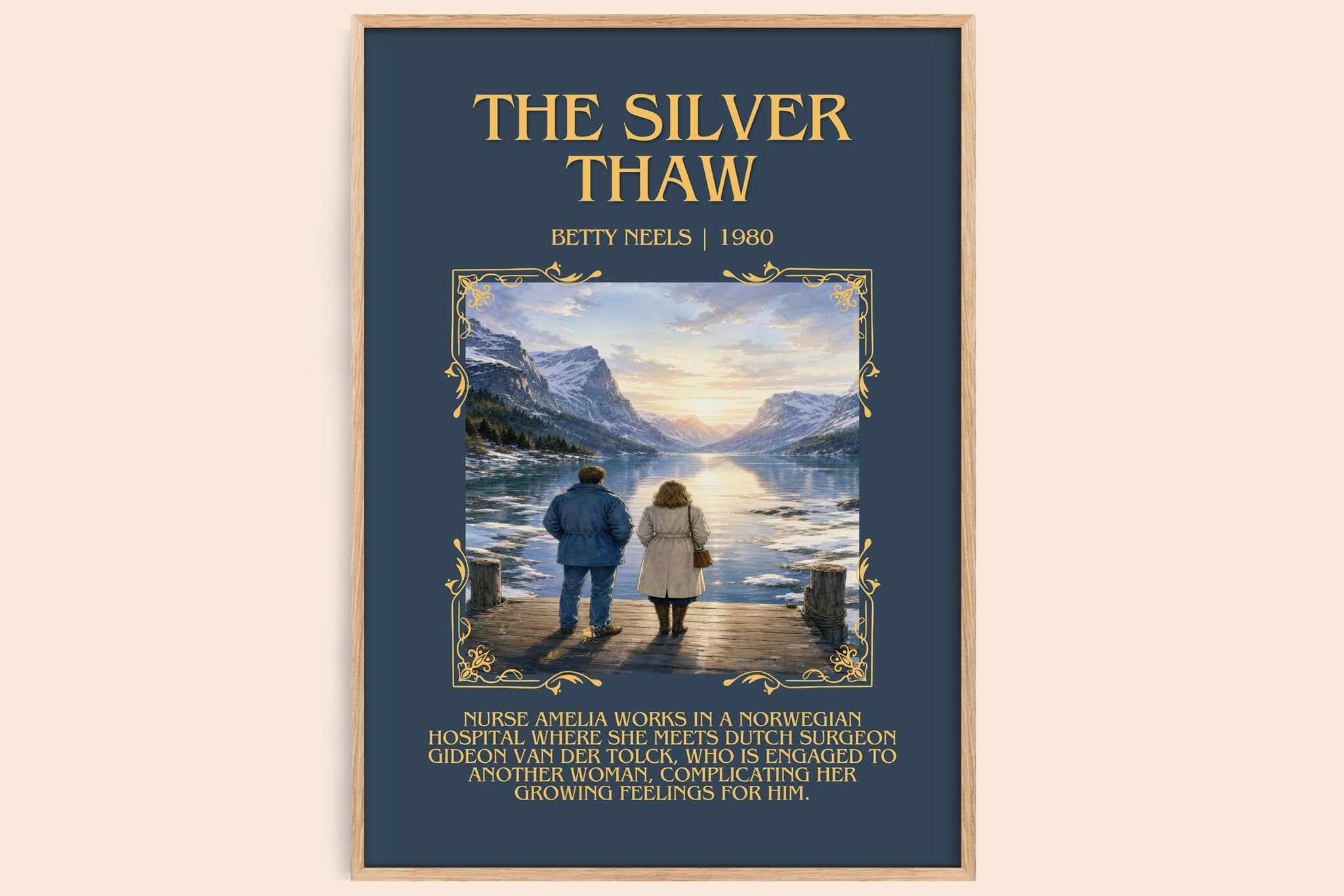 The Silver Thaw Minimalist Book Poster by Betty Neels
