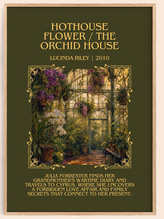 Hothouse Flower / The Orchid House Minimalist Book Poster by L. Riley – image 1