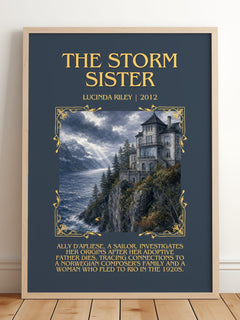 The Storm Sister Minimalist Book Poster by Lucinda Riley – image 2
