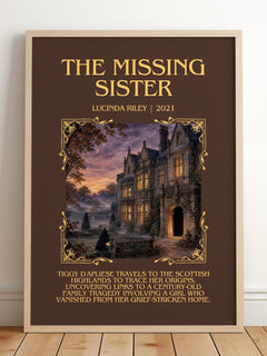 The Missing Sister Minimalist Book Poster by Lucinda Riley – image 2