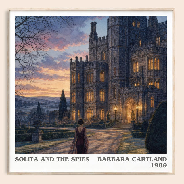 Solita And The Spies Literary Art Print by Barbara Cartland