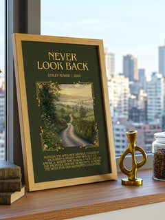 Never Look Back Minimalist Book Poster by Lesley Pearse – image 3
