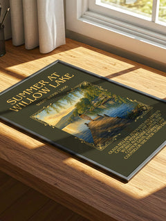 Summer at Willow Lake Minimalist Book Poster by Susan Wiggs – image 4