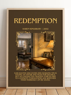 Redemption Minimalist Book Poster by Karen Kingsbury – image 2
