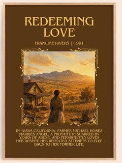 Redeeming Love Minimalist Book Poster by Francine Rivers – image 1