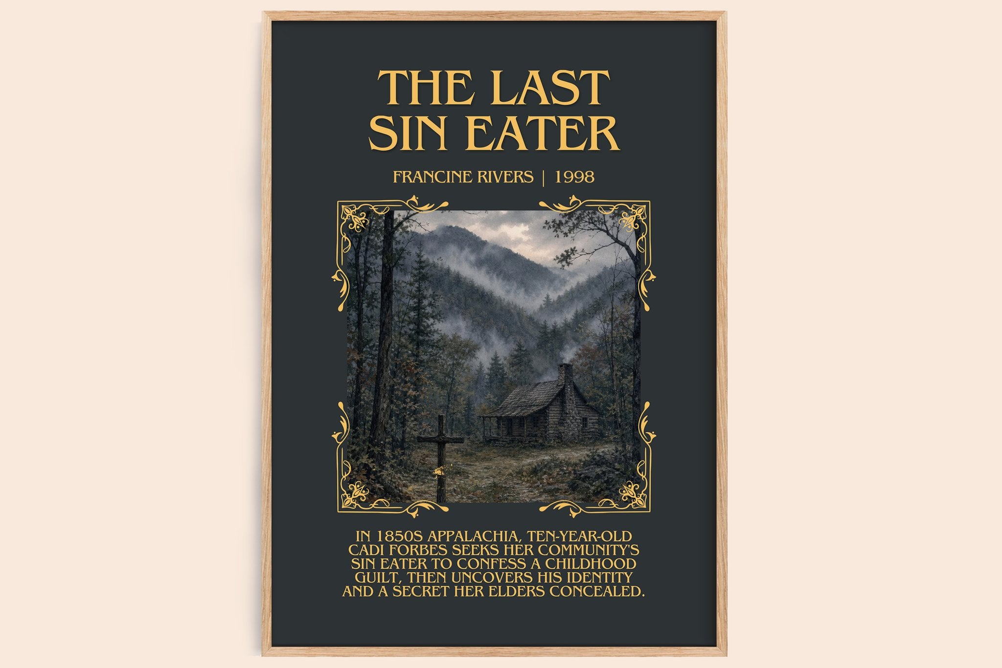 The Last Sin Eater Minimalist Book Poster by Francine Rivers