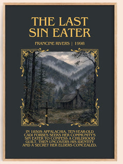 The Last Sin Eater Minimalist Book Poster by Francine Rivers – image 1