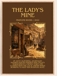 The Lady's Mine Minimalist Book Poster by Francine Rivers – image 1