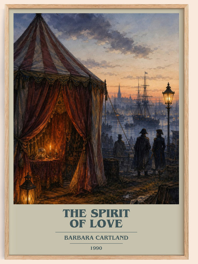 The Spirit Of Love Book Cover Poster by Barbara Cartland