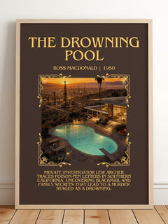 The Drowning Pool Minimalist Book Poster by Ross Macdonald – image 2