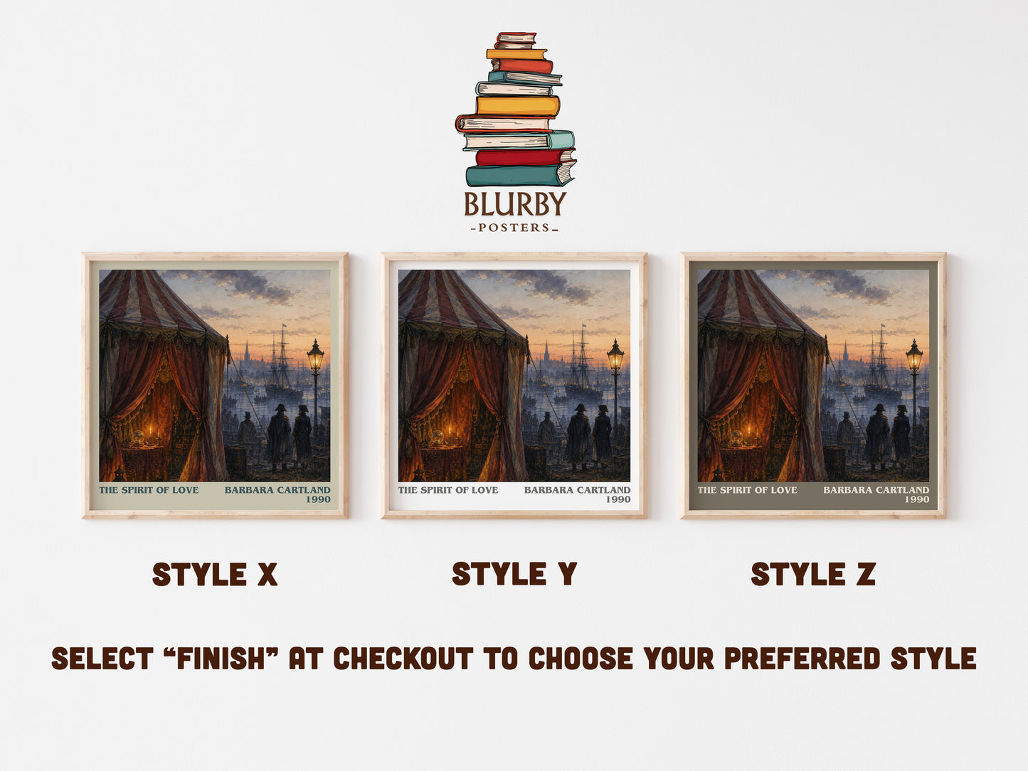 The Spirit Of Love literary print in frame leaning in hallway – romance wall art