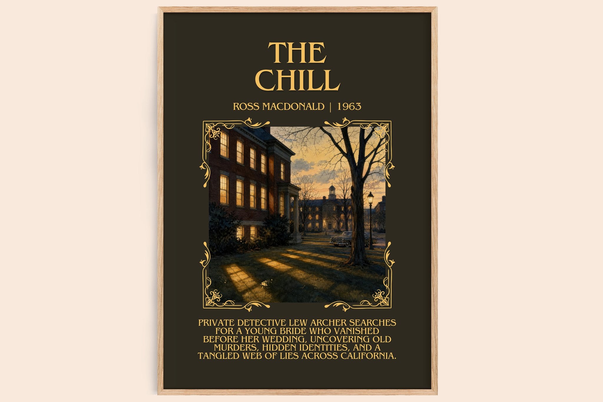 The Chill Minimalist Book Poster by Ross Macdonald
