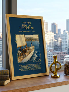 The Far Side of the Dollar Minimalist Book Poster by Ross Macdonald – image 3