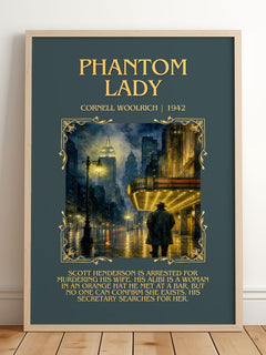 Phantom Lady Minimalist Book Poster by Cornell Woolrich – image 2