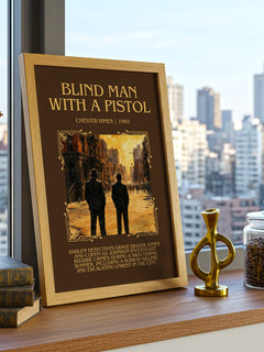 Blind Man with a Pistol Minimalist Book Poster by Chester Himes – image 3