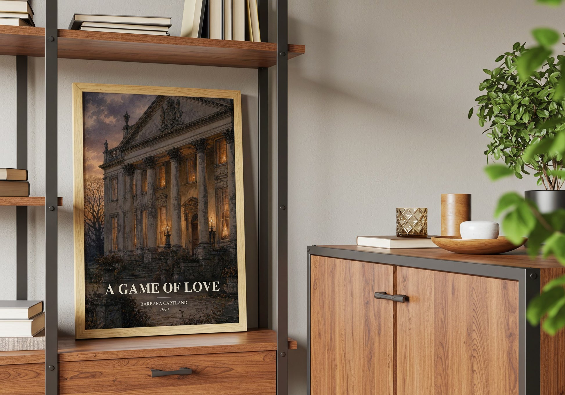 A Game Of Love book watercolour illustration paper finish options – matte satin gloss