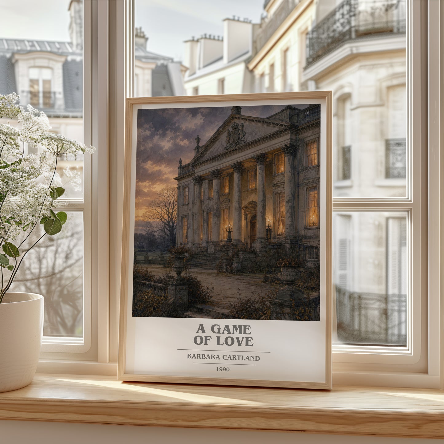 A Game Of Love book cover poster colour and style options – Barbara Cartland book art