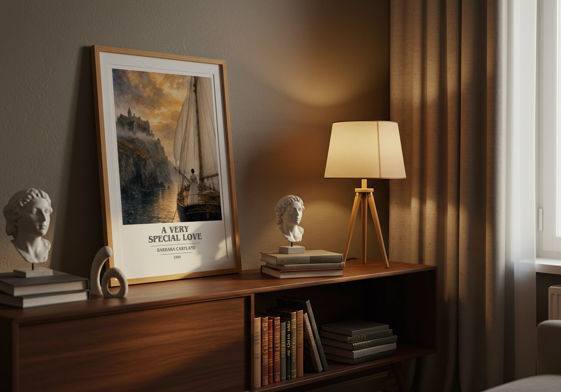 A Very Special Love book cover book poster framed on wall – romance wall art