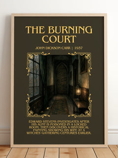 The Burning Court Minimalist Book Poster by John Dickson Carr – image 2
