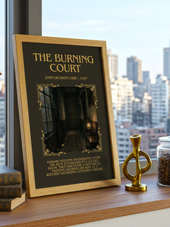 The Burning Court Minimalist Book Poster by John Dickson Carr – image 3