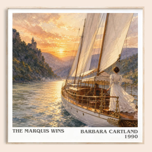 The Marquis Wins Literary Art Print by Barbara Cartland