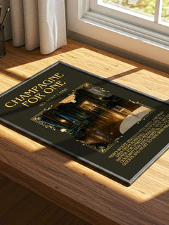 Champagne for One Minimalist Book Poster by Rex Stout – image 4