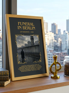 Funeral in Berlin Minimalist Book Poster by Len Deighton – image 3