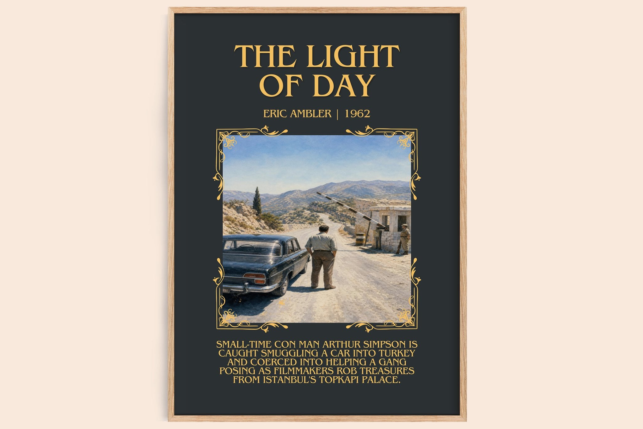 The Light of Day Minimalist Book Poster by Eric Ambler