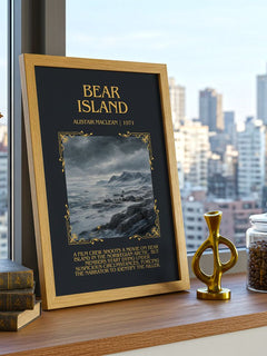 Bear Island Minimalist Book Poster by Alistair MacLean – image 3