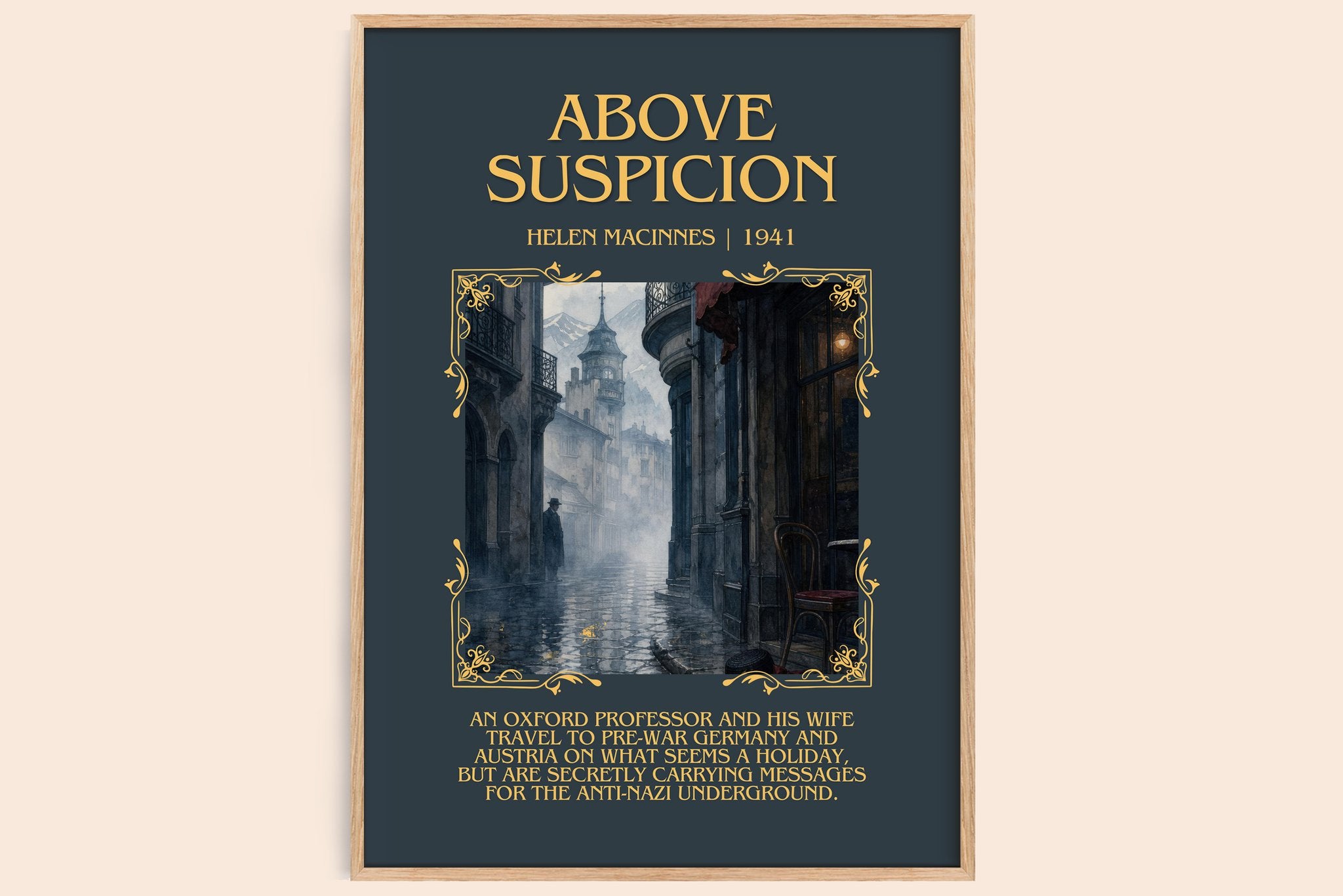 Above Suspicion Minimalist Book Poster by Helen MacInnes