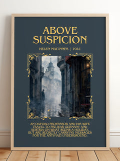 Above Suspicion Minimalist Book Poster by Helen MacInnes – image 2