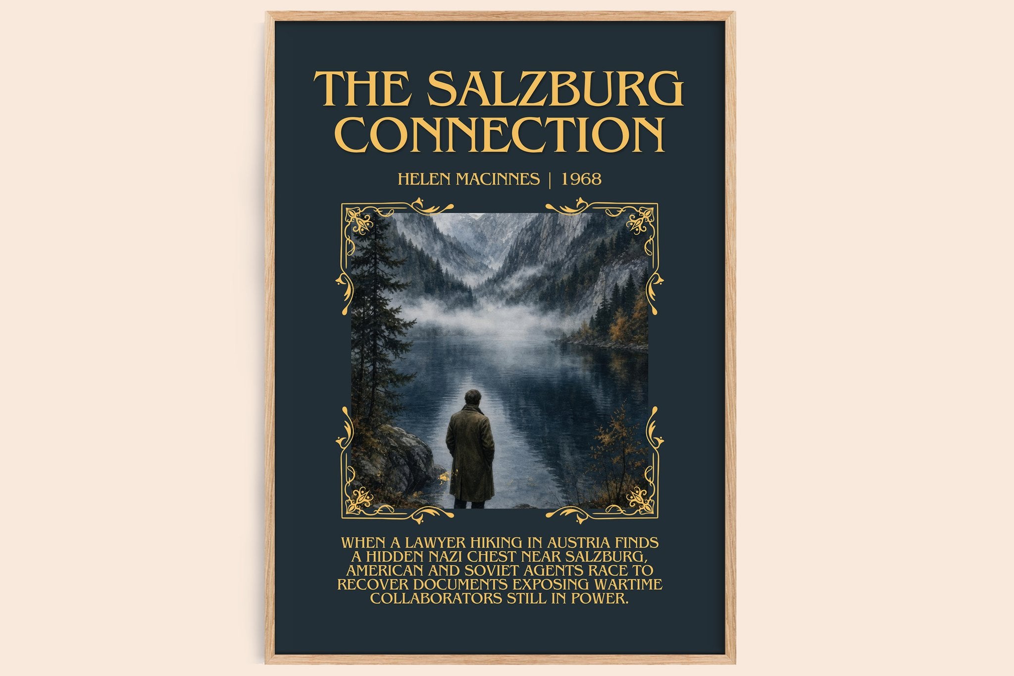 The Salzburg Connection Minimalist Book Poster by Helen MacInnes