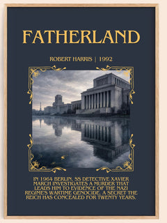 Fatherland Minimalist Book Poster by Robert Harris – image 1