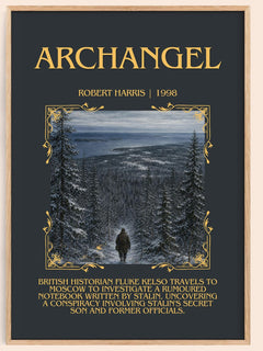 Archangel Minimalist Book Poster by Robert Harris – image 1