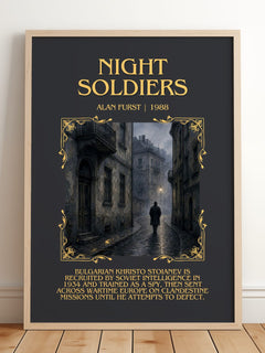 Night Soldiers Minimalist Book Poster by Alan Furst – image 2